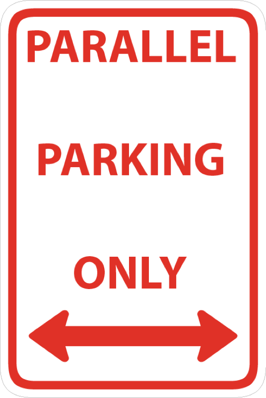 Parking and Regulation Signs 12x18